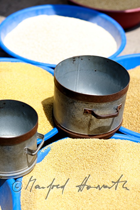 Bulgur auf dem Wochenmarkt