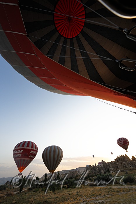 Heißluftballonfahrt über das Tuffsteingebirge