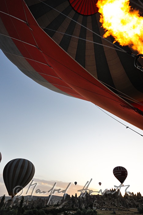 Heißluftballonfahrt über das Tuffsteingebirge