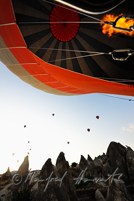 Heißluftballonfahrt über das Tuffsteingebirge