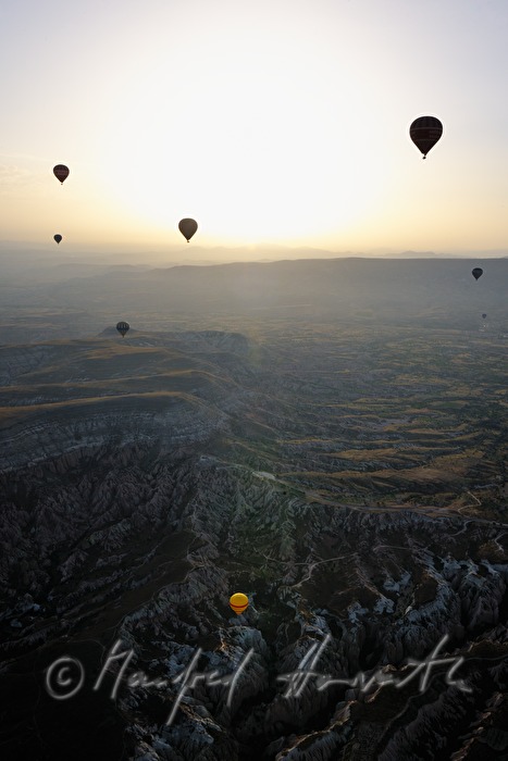 Heißluftballonfahrt über das Tuffsteingebirge