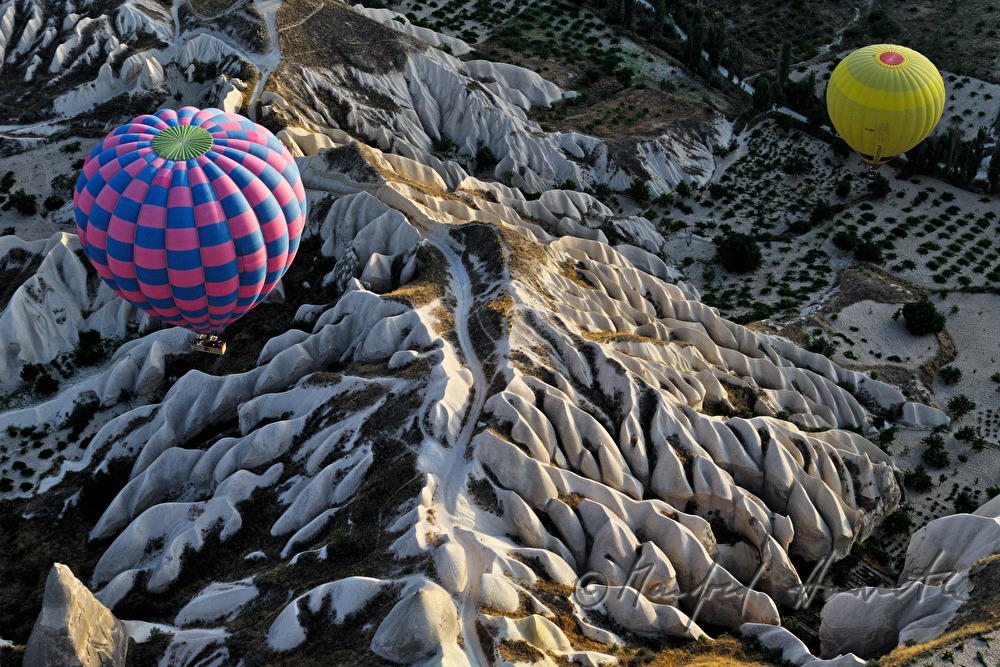 Heißluftballonfahrt über das Tuffsteingebirge