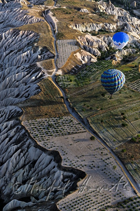 Heißluftballonfahrt über das Tuffsteingebirge