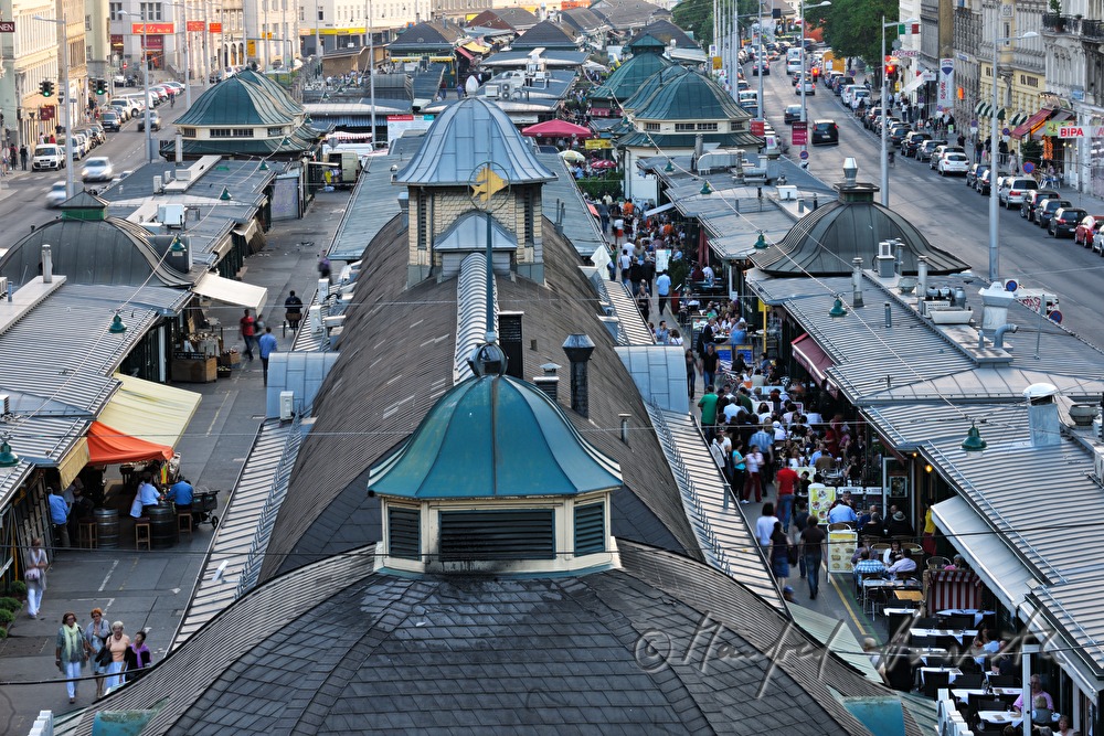 Marktstände an der Wienzeile