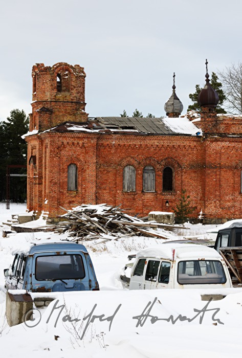 verfallene russisch-orthodoxe Kirche