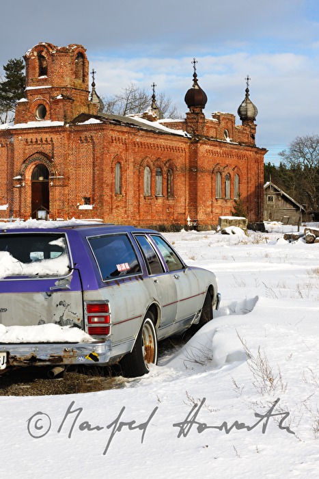 verfallene russisch-orthodoxe Kirche
