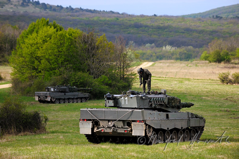 Panzer des Österreichischen Bundesheeres bei Truppenübung