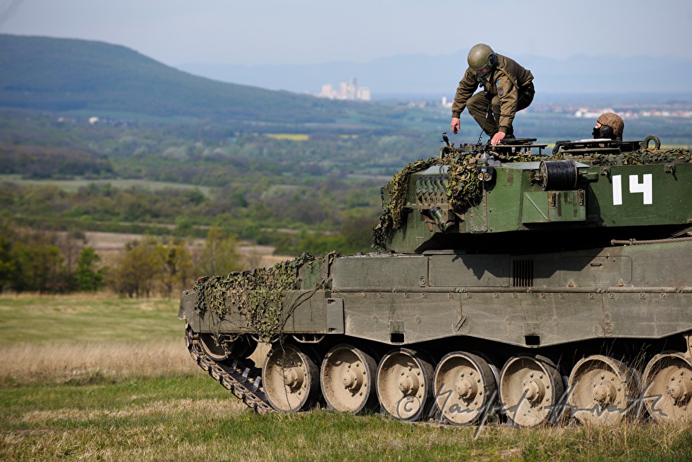 Panzer des Österreichischen Bundesheeres bei Truppenübung