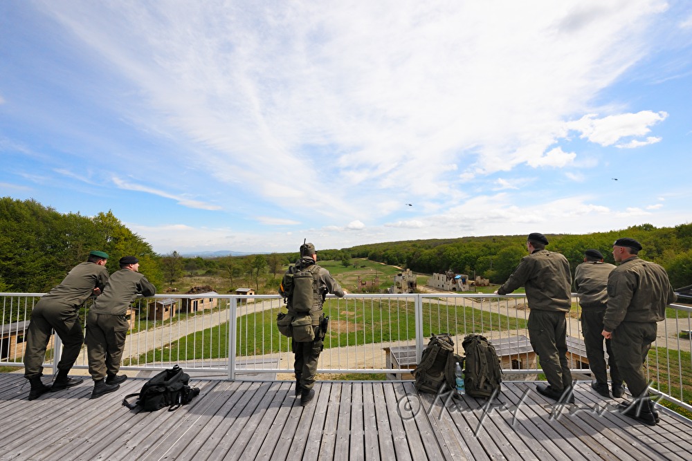 Soldaten des Österreichischen Bundesheeres bei Truppenübung