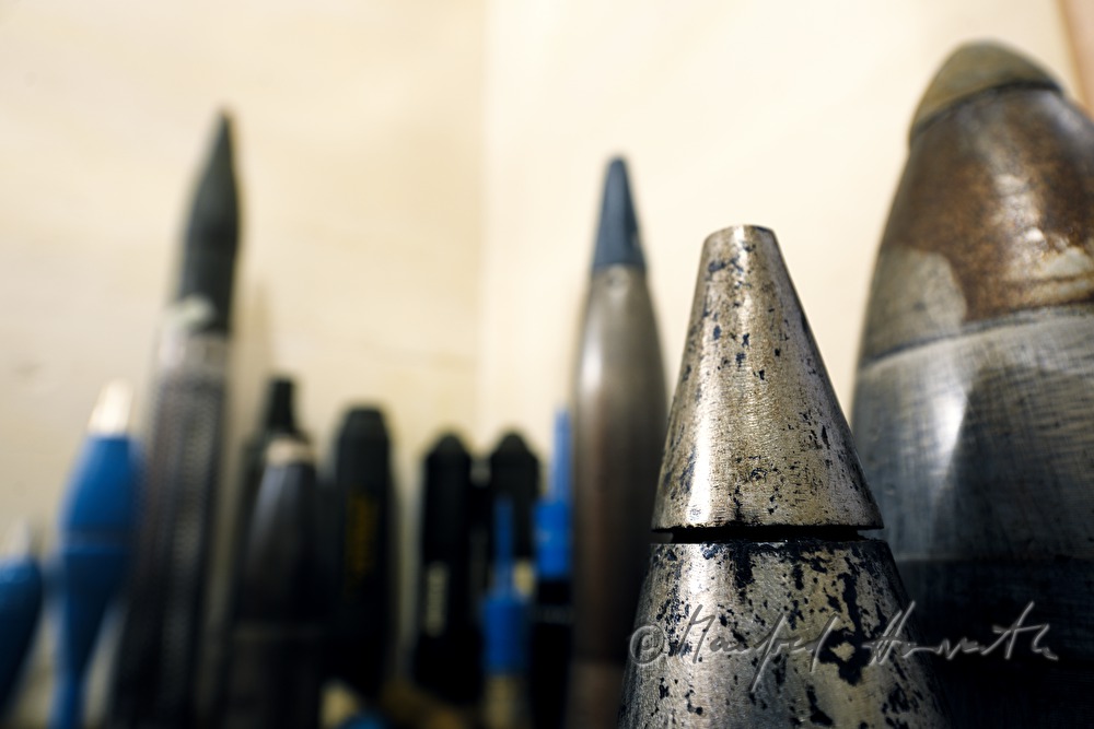 Munition in Bunkeranlage Ungerberg U3 des Bundesheeres