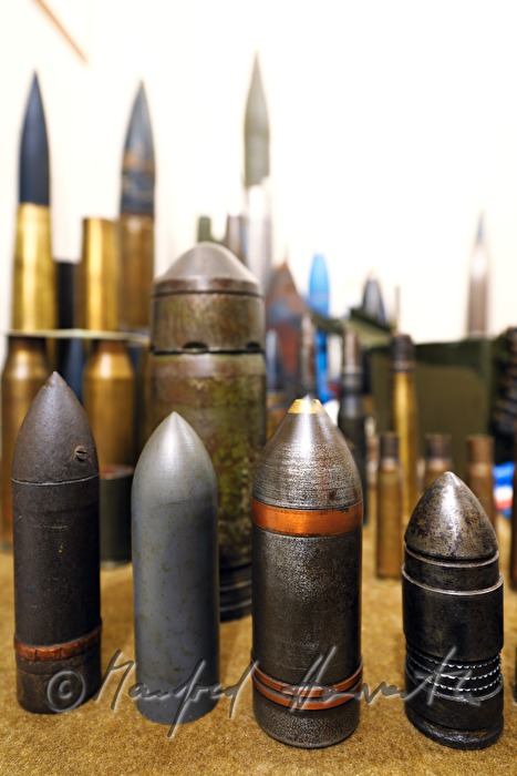 Munition in Bunkeranlage Ungerberg U3 des Bundesheeres