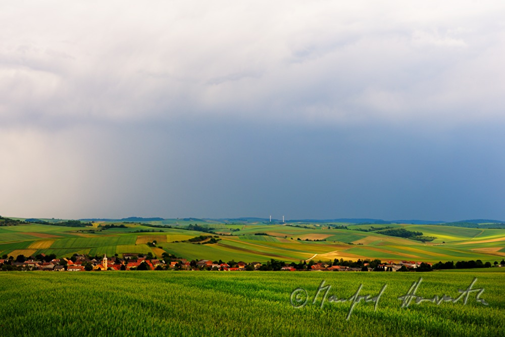 Gewitterwolken über Herzogbirnbaum