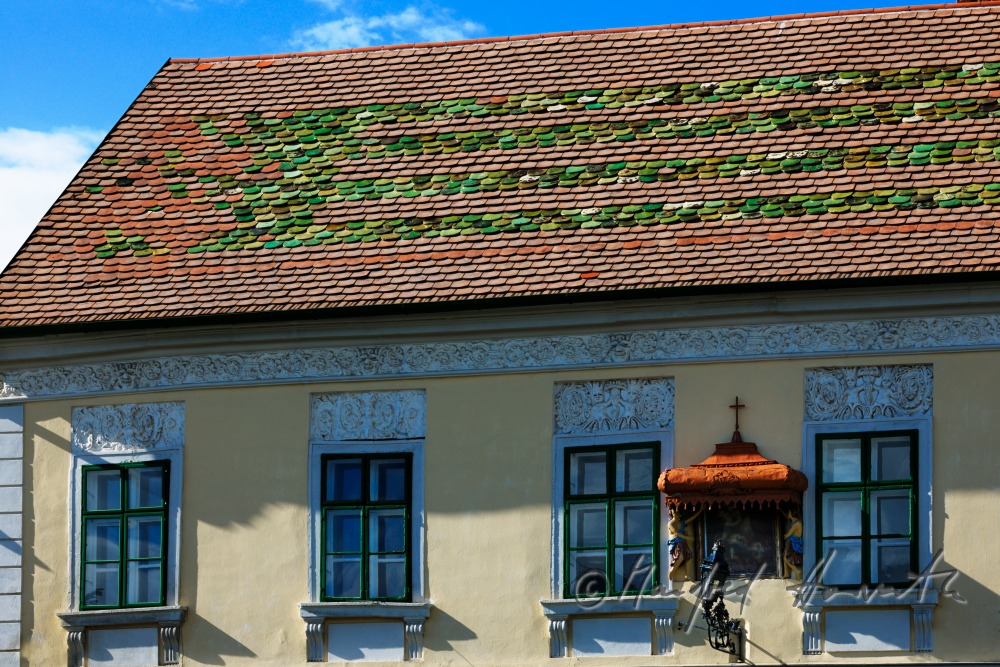 Fassade des Pleininger Haus aus dem 18. Jhdt.