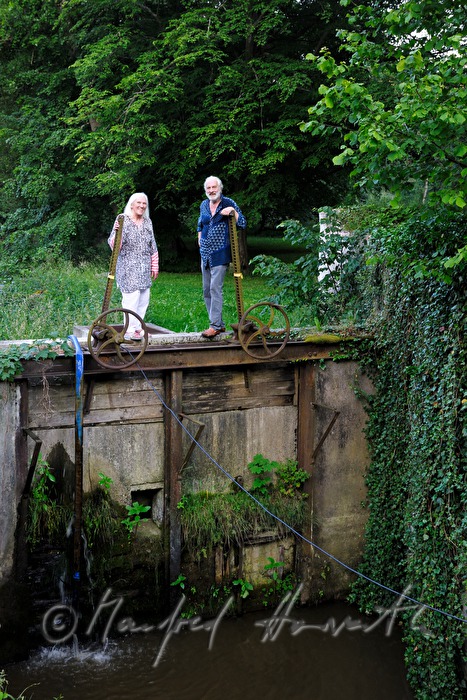 Vesna und John bei der Thaya-Wehr