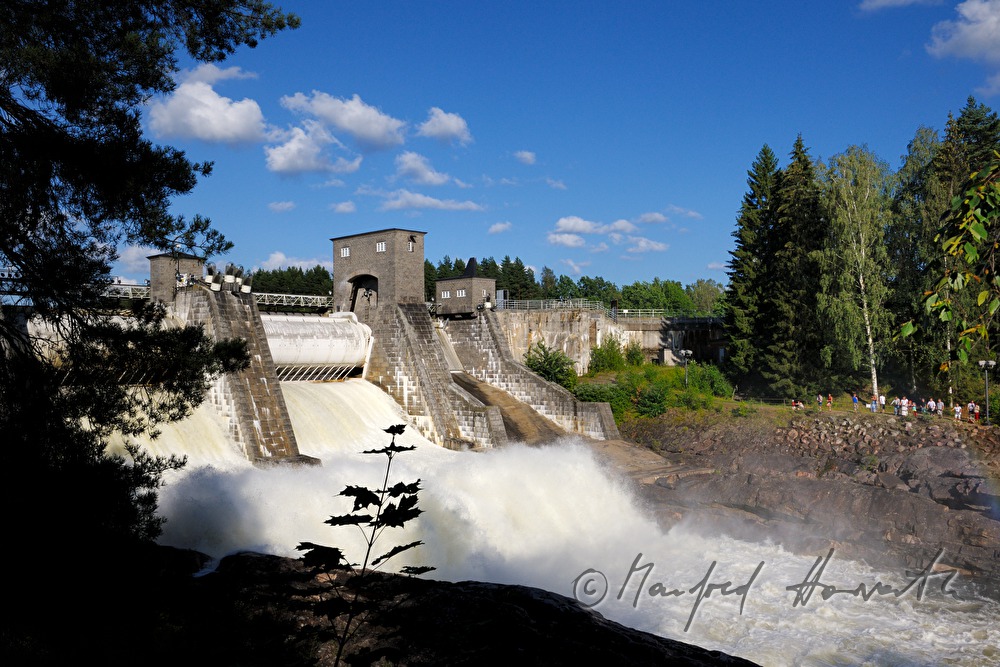 Wasserfall des Vuoksi Flusses