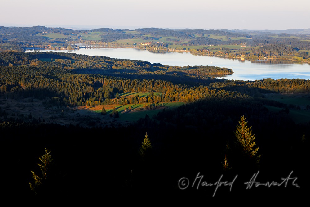 Blick vom Klaffer zur Moldau (