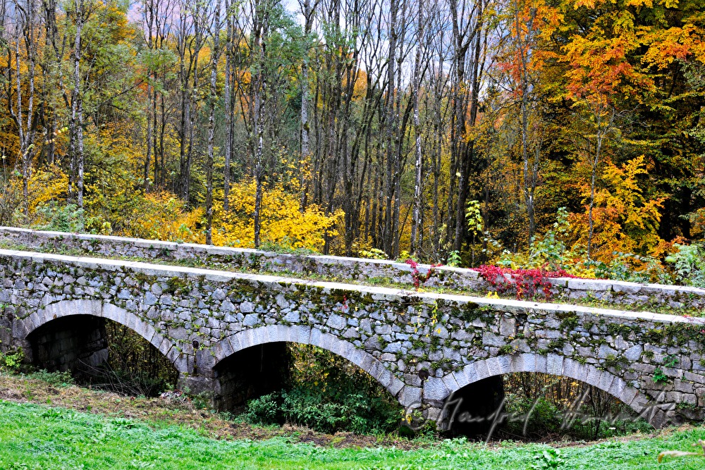 Steinbrücke zu Schloss Neuhaus