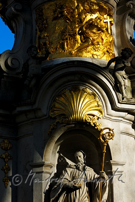 Dreifaltigkeitssäule (Pestsäule) im Innenhof