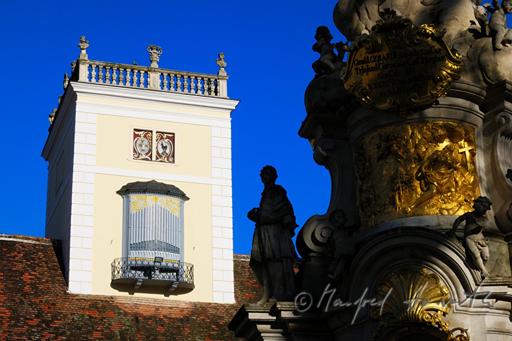Dreifaltigkeitssäule (Pestsäule) im Innenhof