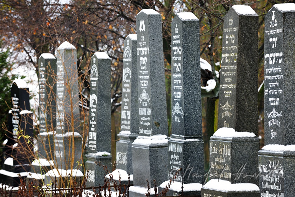 Grabsteine am Jüdischen Friedhof