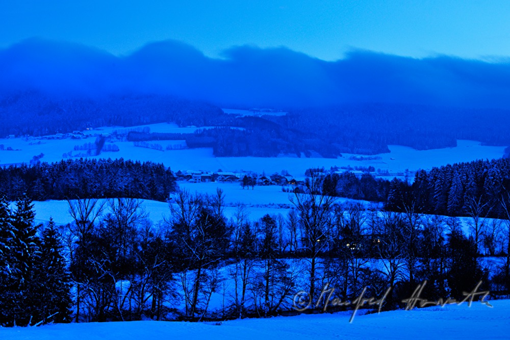 Morgennebel über dem Hochficht