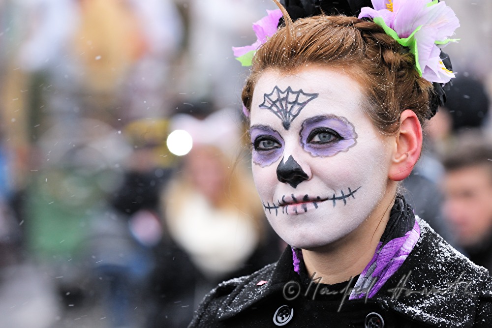 Zombie beim Faschingsumzug