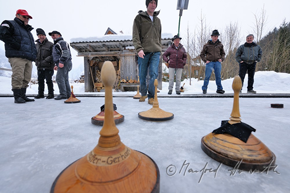 Eisstockschiessen in der Schießstatt