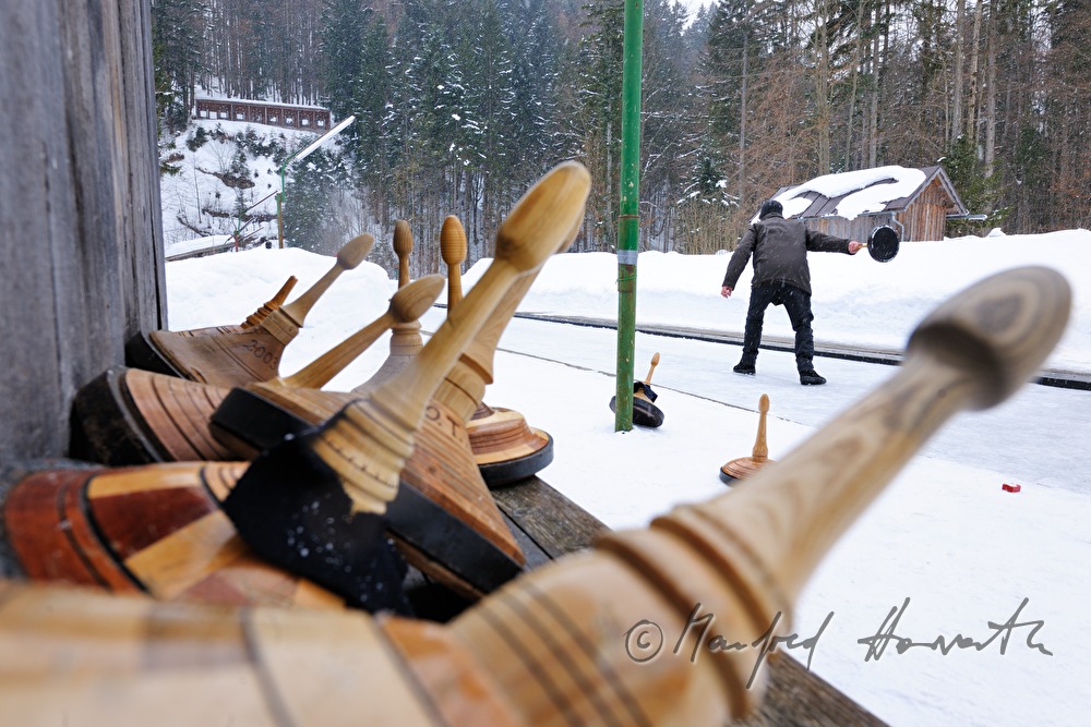 Eisstockschiessen in der Schießstatt