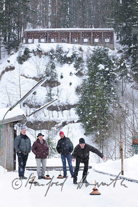 Eisstockschiessen in der Schießstatt