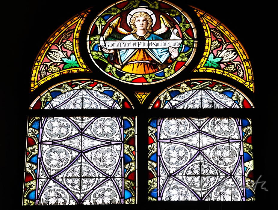 Glasfenster aus Putzenglas