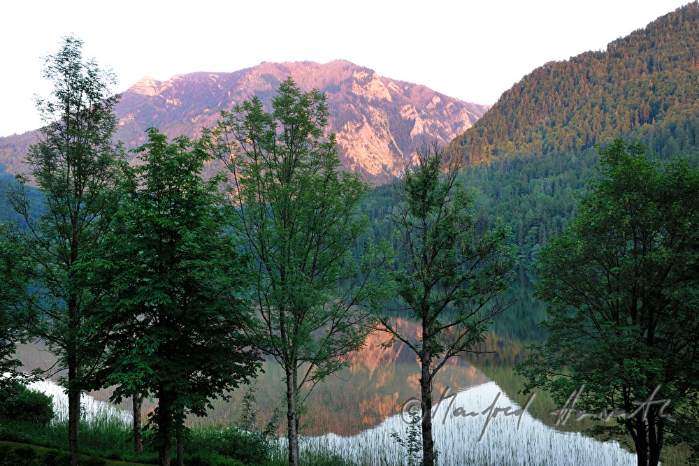 Lunzer See und Scheiblingstein vom Maiszinken