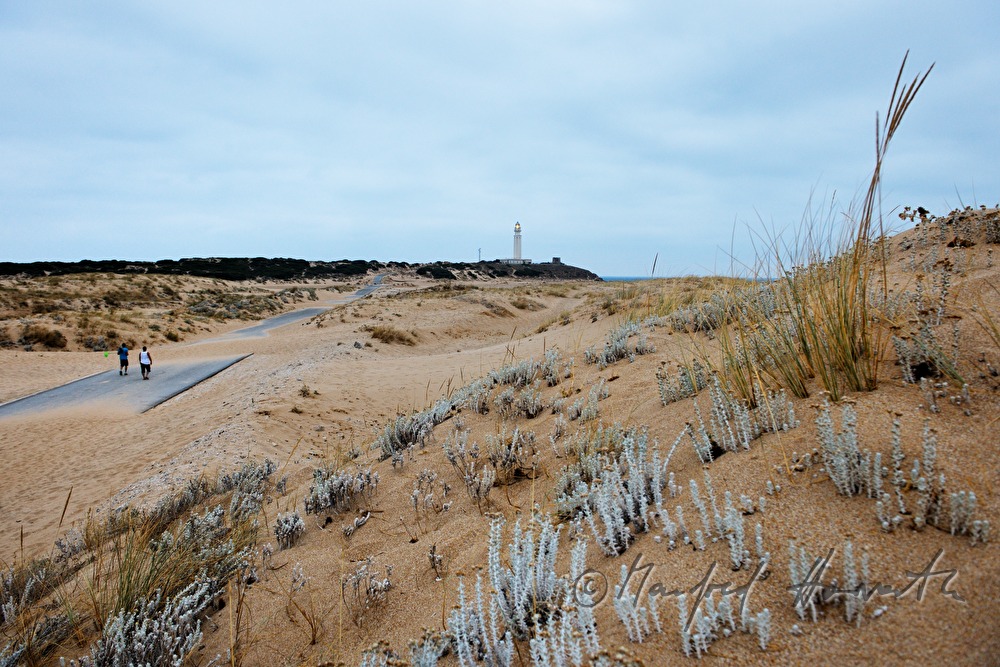 Leuchtturm von Barbate und wandernde Sanddüne