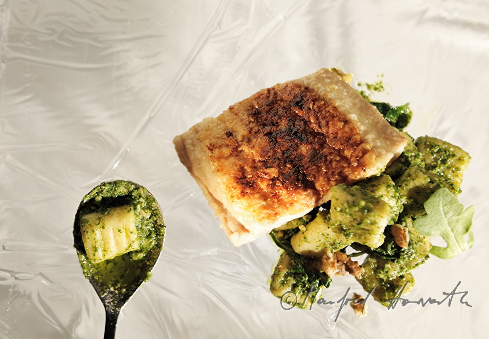 Fischgericht: Zander mit Paprikakraut