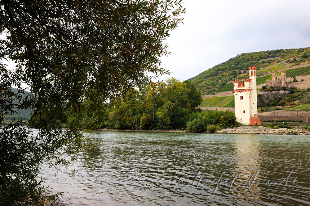 Binger Mäuseturm auf der Mäuseturminsel im Rhein