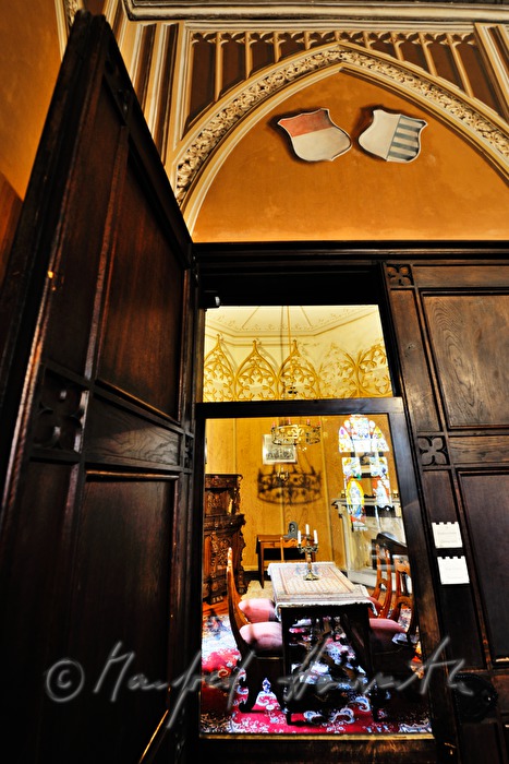 Speisesaal von Burg Rheinstein