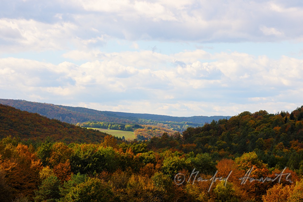 Blick vom Kastanienwald in das Günser Gebirge