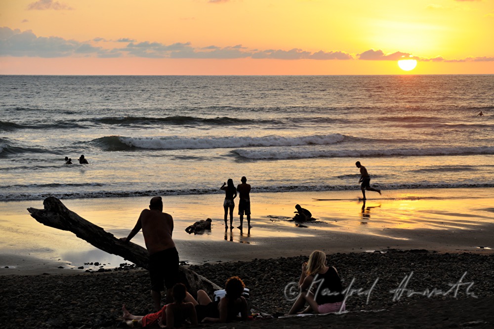 Sonnenuntergang am Strand