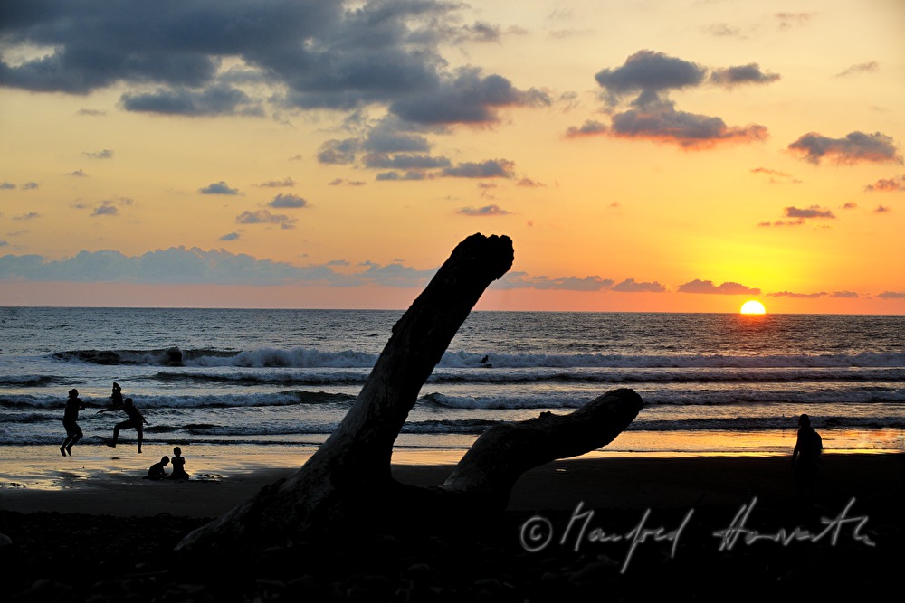 Sonnenuntergang am Strand