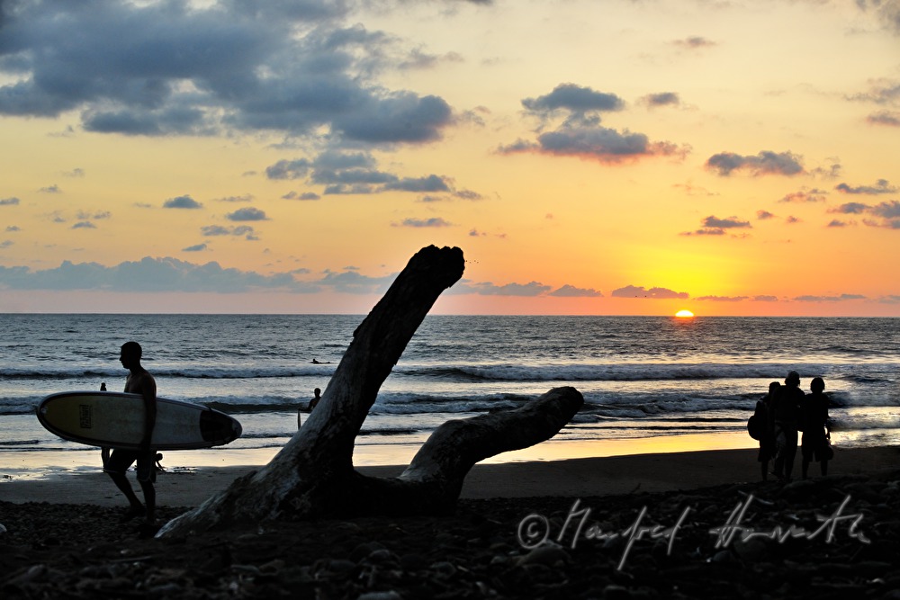 Sonnenuntergang am Strand