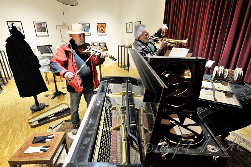 Gottfried Umschaid and Fritz Gall im Museum