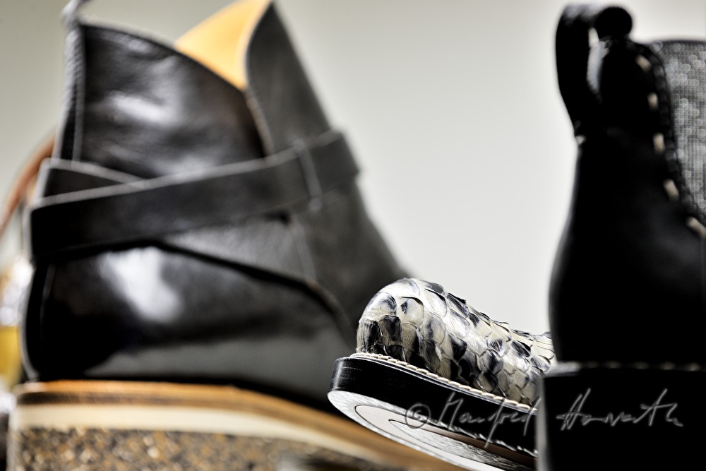 Schuhe des Schuh-Designers Gerhard Wieser