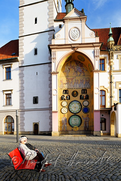astronomische Uhr in der Rathausnische