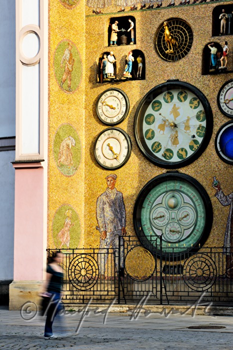 astronomische Uhr in der Rathausnische