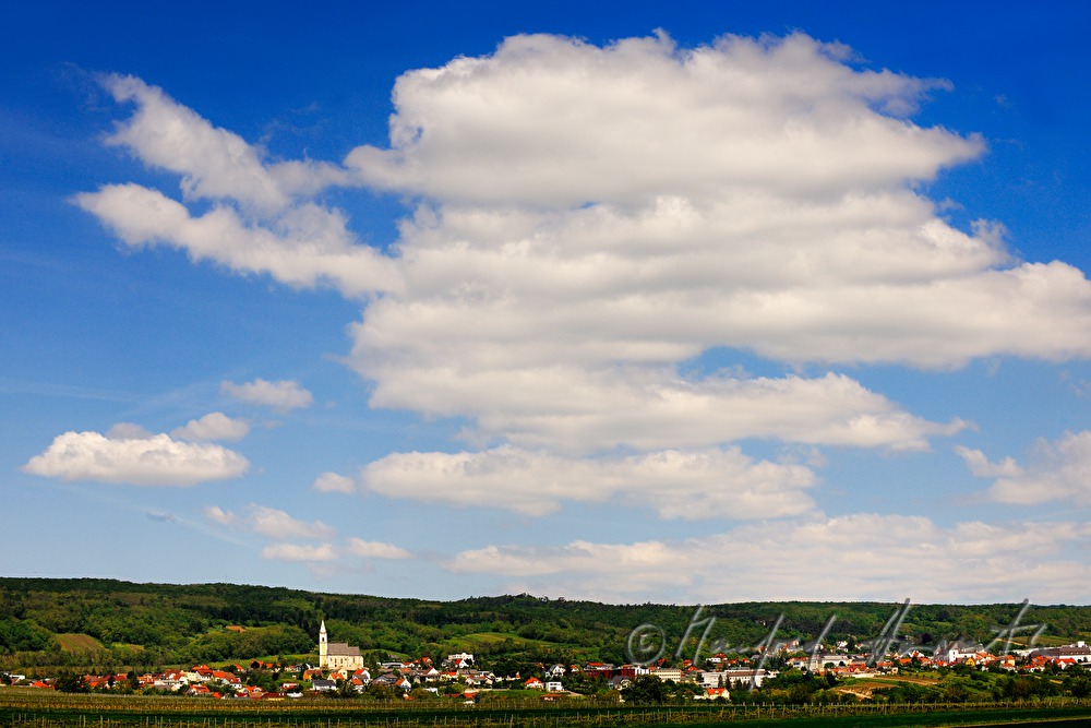 Blick vom Süden nach Kleinhöflein