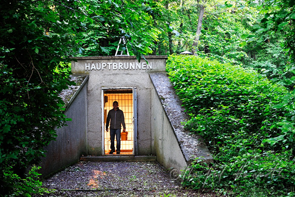 Brunnen der Wasserwerk der Stadtgemeinde Baden
