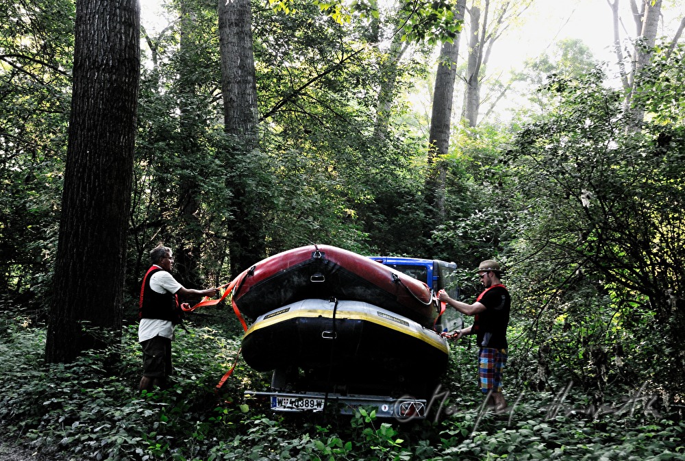 geführte Rafting-Tour mit Rangern des Nationalpark-Zentrums