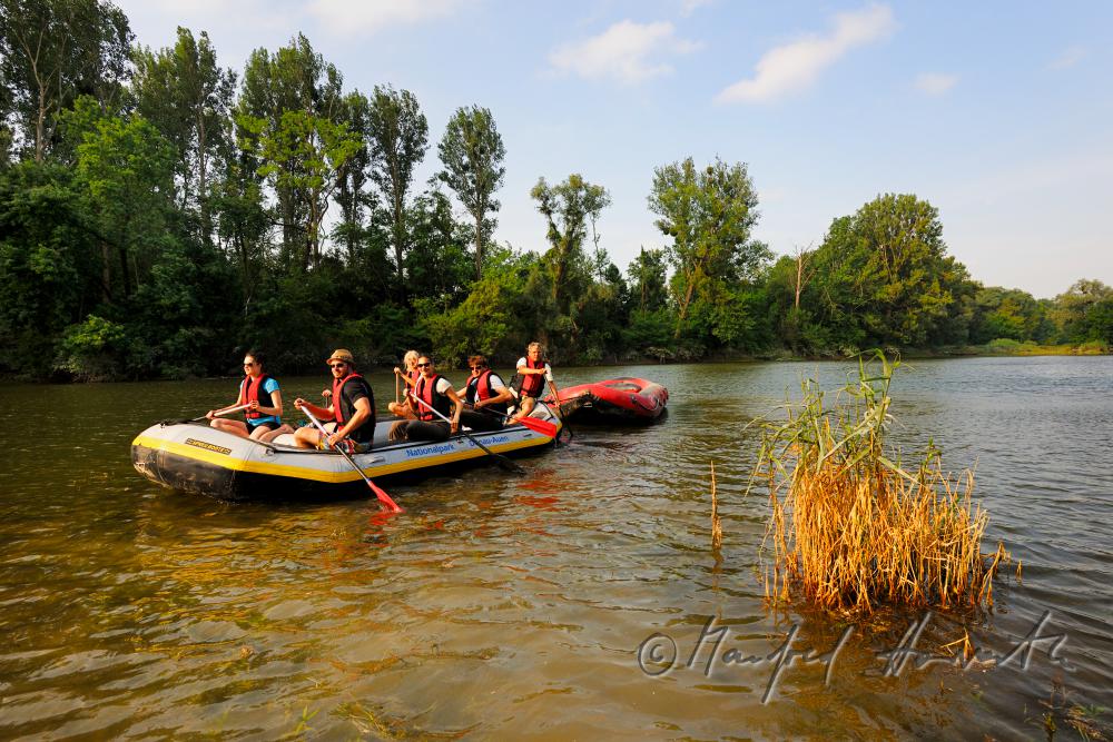 geführte Rafting-Tour mit Rangern des Nationalpark-Zentrums