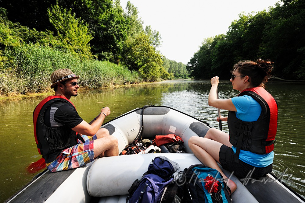 geführte Rafting-Tour mit Rangern des Nationalpark-Zentrums