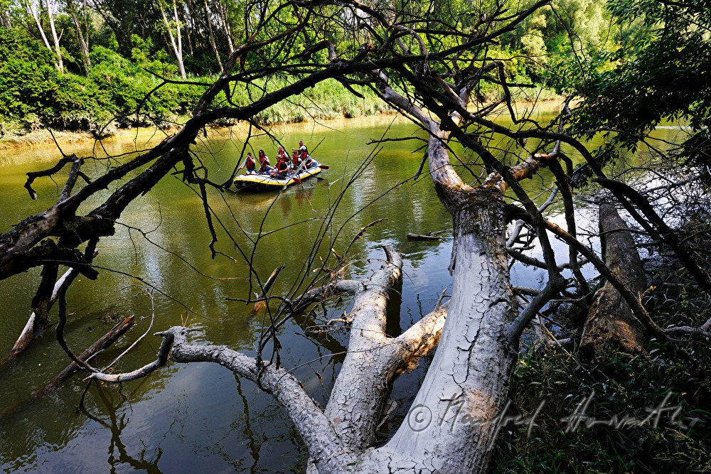 geführte Rafting-Tour mit Rangern des Nationalpark-Zentrums