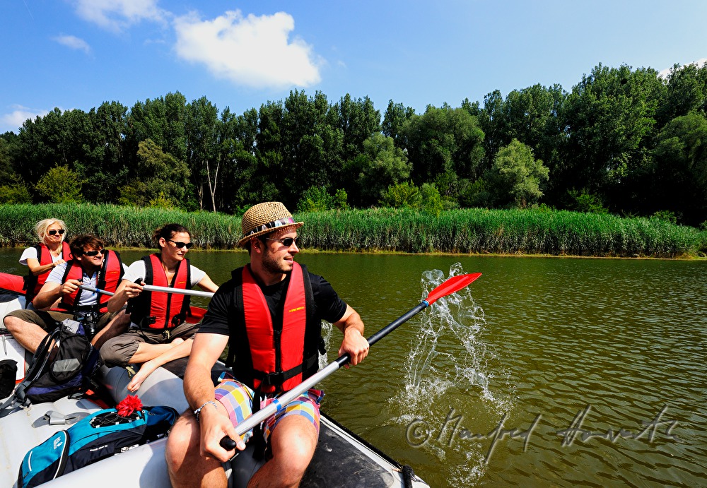 geführte Rafting-Tour mit Rangern des Nationalpark-Zentrums